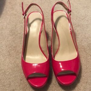 Nine West hot pink shoes